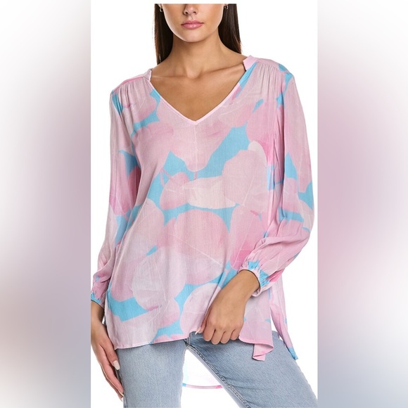 Hutch Women’s Sheer Floral 3/4 Sleeve Tunic/Blouse-XS/NWT-Sold Out Everywhere - Picture 7 of 16